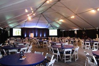 Frame Tent interior