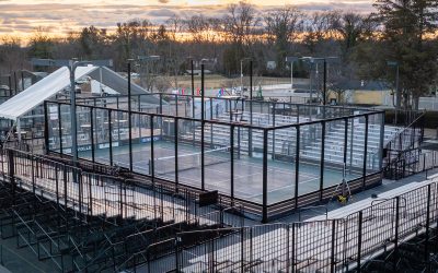 Elevated Seating for Championship Platform Tennis at Philadelphia Cricket Club