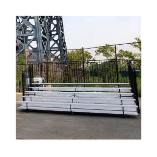 5 Row Aluminum Bleachers, 15 ft